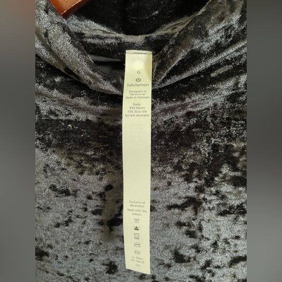 Lululemon All Aligned Mock Neck Long Sleeve *Crushed Velvet 6 - Picture 5 of 7